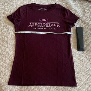 Aeropostale Women's Graphic Tee - Dark Purple